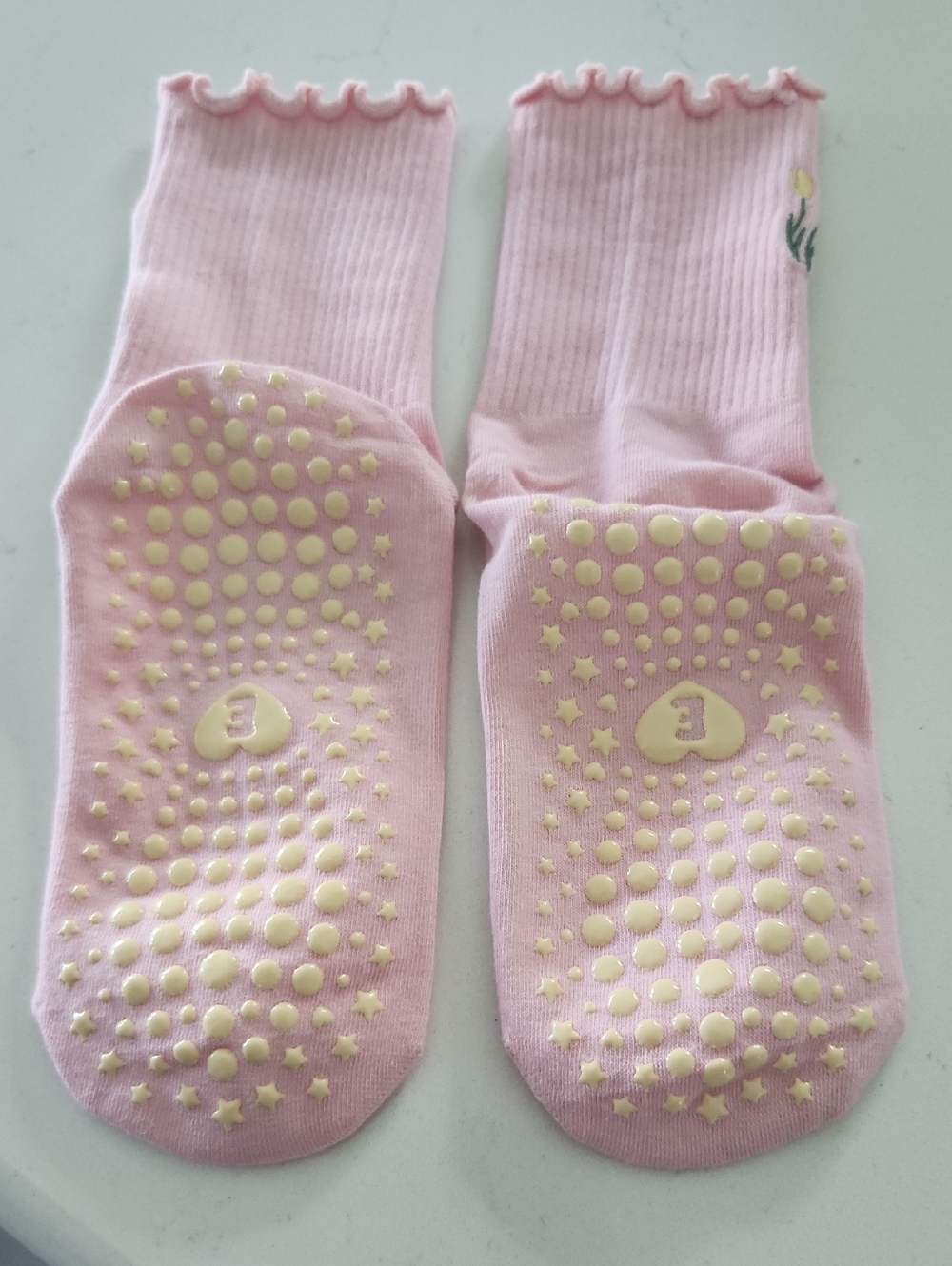 NWOT - Pink Sticky Socks - Picture 2 of 4